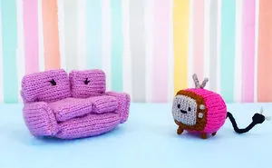 Knit A Sophie The Loveseat And Her Friend Chanel The TV