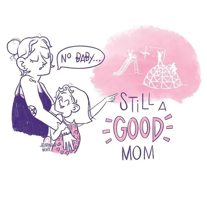 30 "Still A Good Mom" Illustrations Encouraging Moms To Ditch "Social Norms"