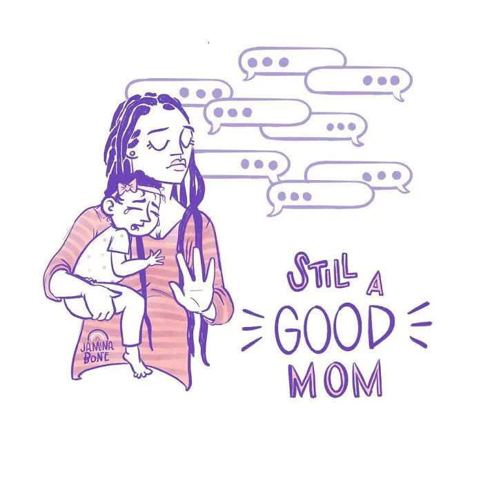 30 "Still A Good Mom" Illustrations Encouraging Moms To Ditch "Social Norms"
