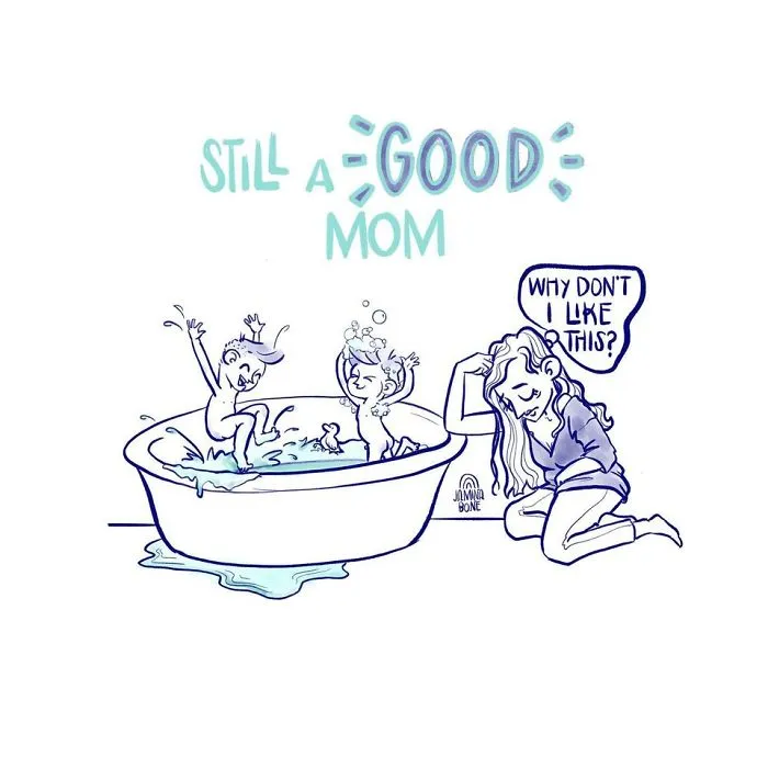 30 "Still A Good Mom" Illustrations Encouraging Moms To Ditch "Social Norms"