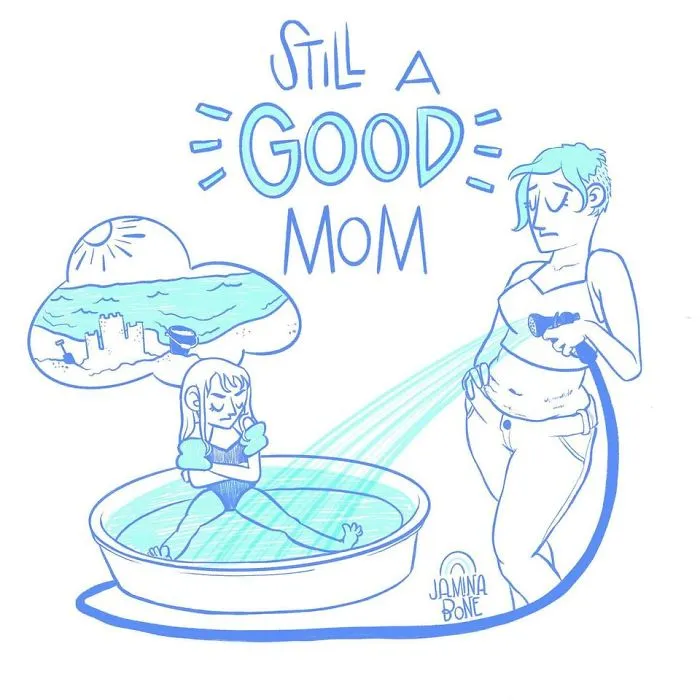 30 "Still A Good Mom" Illustrations Encouraging Moms To Ditch "Social Norms"
