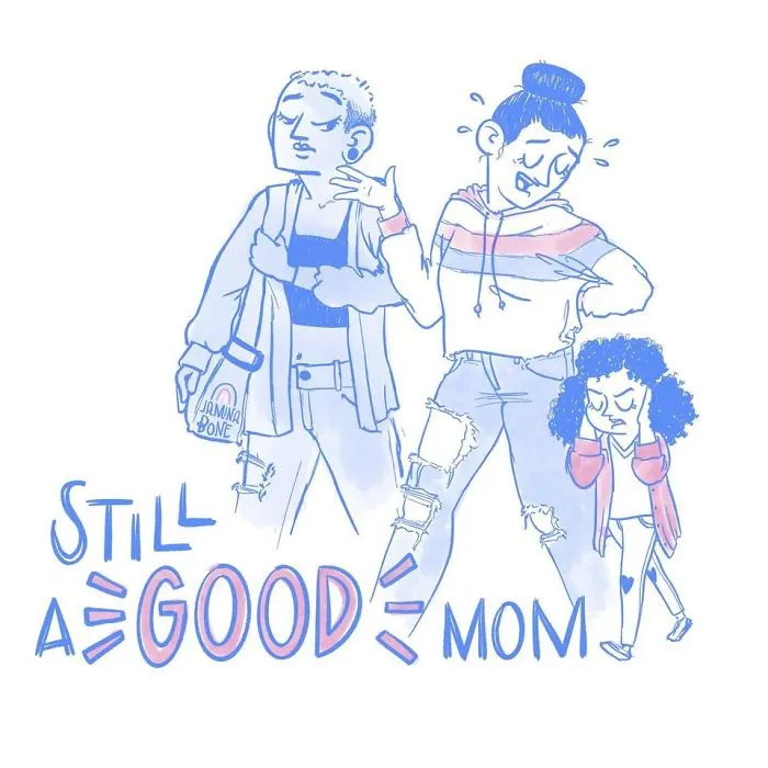 30 "Still A Good Mom" Illustrations Encouraging Moms To Ditch "Social Norms"
