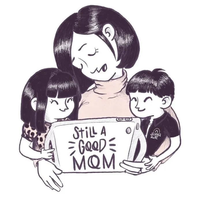 30 "Still A Good Mom" Illustrations Encouraging Moms To Ditch "Social Norms"