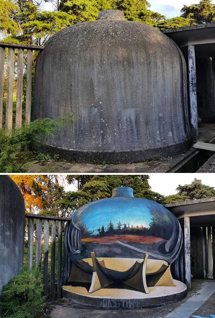 Graffiti Artist Who Got Famous For His 3D Murals Continues Doing What He Does Best