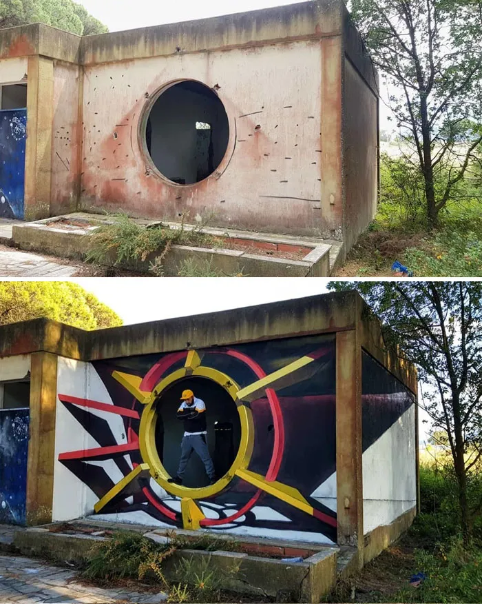 Graffiti Artist Who Got Famous For His 3D Murals Continues Doing What He Does Best