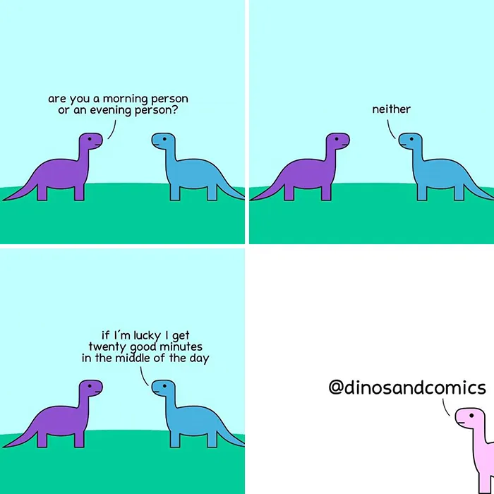 Explore Mental Health and Life Through Honest Dinosaur Comic Strips