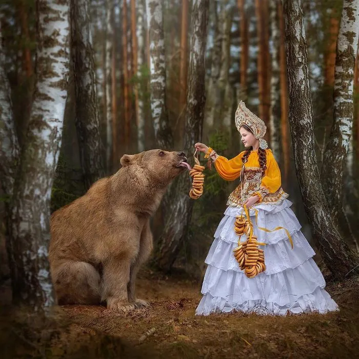 Russian Brown Bear Who Was Abandoned As A Cub And Raised By Humans Has Now Started A Modeling Career (35 Pics)