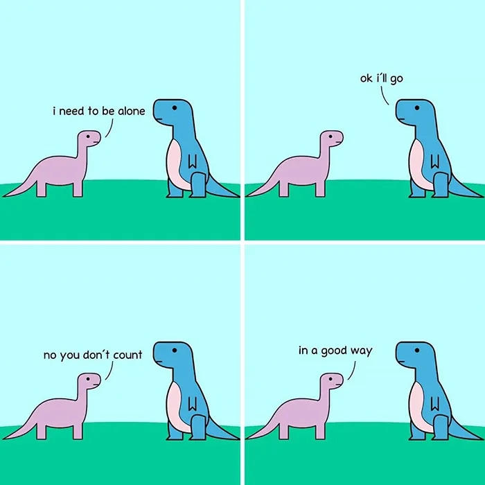 Explore Mental Health and Life Through Honest Dinosaur Comic Strips