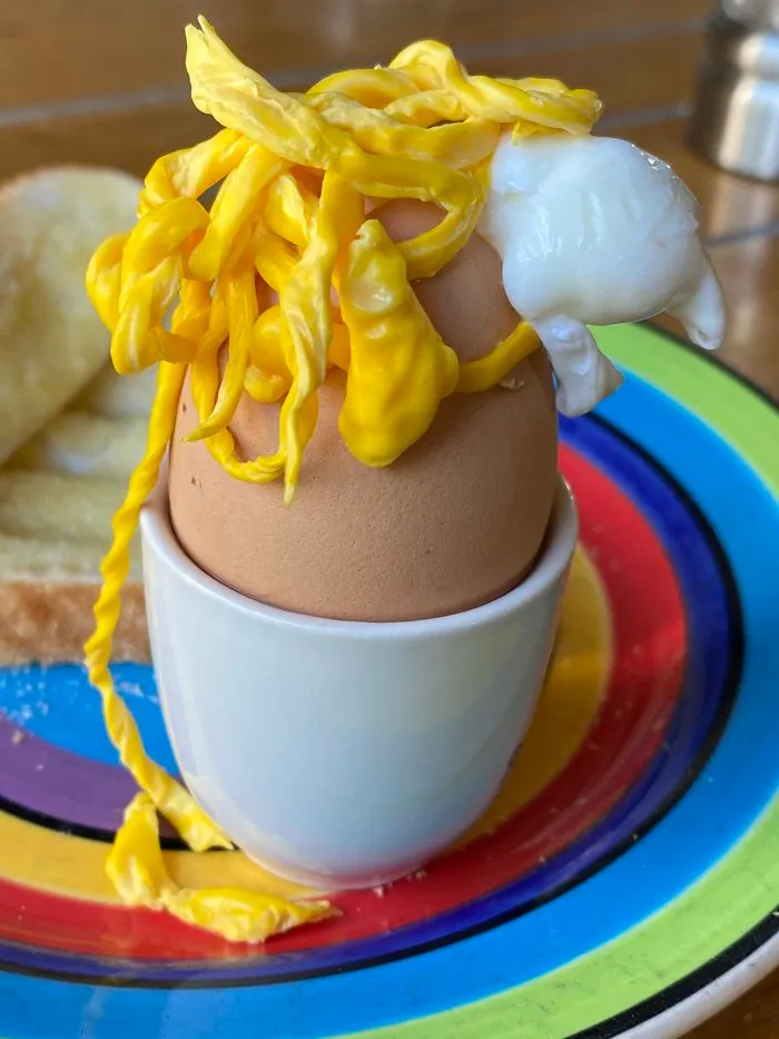 Boiled An Egg This Morning And I Think Something Went Horribly Wrong