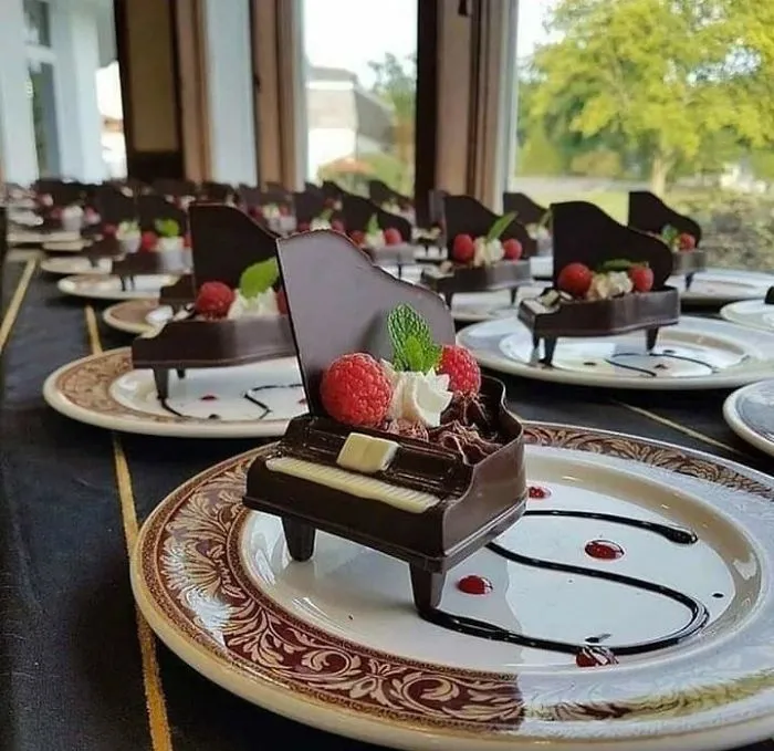 Tartitas en forma de piano