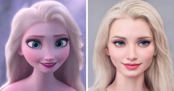 What If Disney Characters Were Real: Artist Uses Artificial Intelligence To Answer This Question (12 Pics)