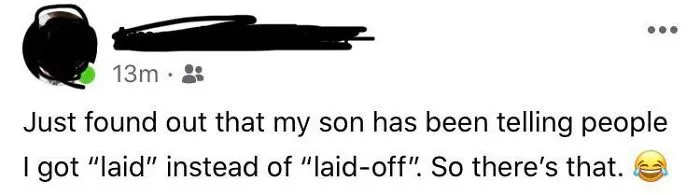 Screenshot of a social media post humorously showing a kid misunderstanding words, illustrating kids are not born smart.