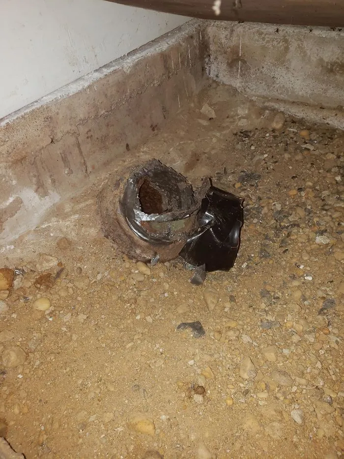 My Girlfriend Lives In A Basement Apartment And In The Closet Under A False Floor There's This Pipe In The Ground. Smells Terrible Like Sewage. Any Idea What It Is And How To Fix It?