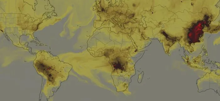 Emisiones de carbono en el mundo