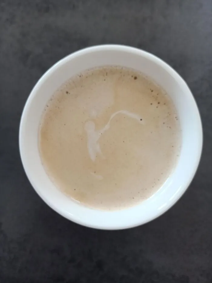 The Froth On My Coffee Looks Like A Man Fishing