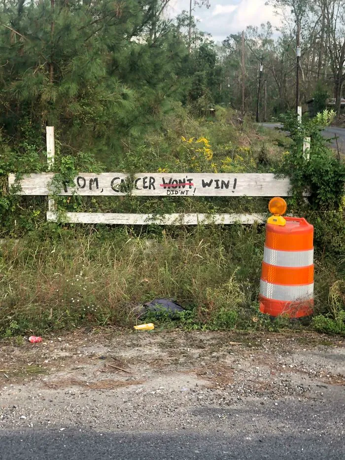 On The Brighter Side Of Things That Have Happened To Me On This Storm Work, I Saw This Sign And It Made Me Feel A Bit Better