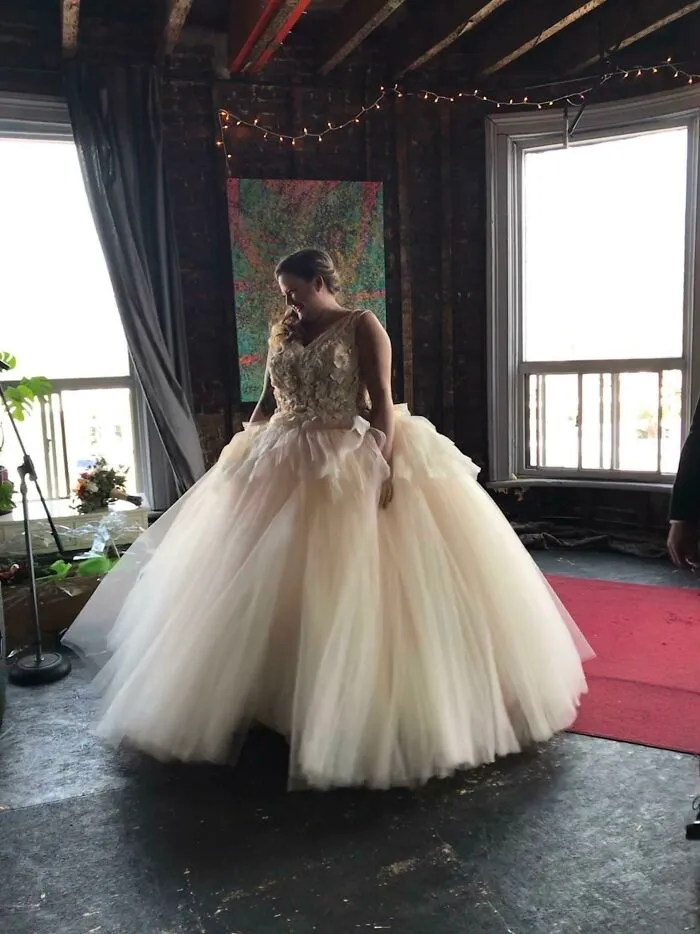 So My Sister Got Married This Weekend And I Designed/Made Her Gown🌚