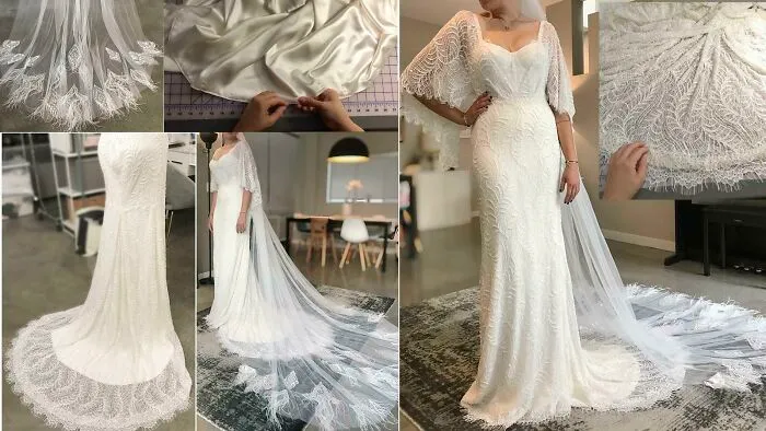 'celine' Wedding Gown With Built-In Corset