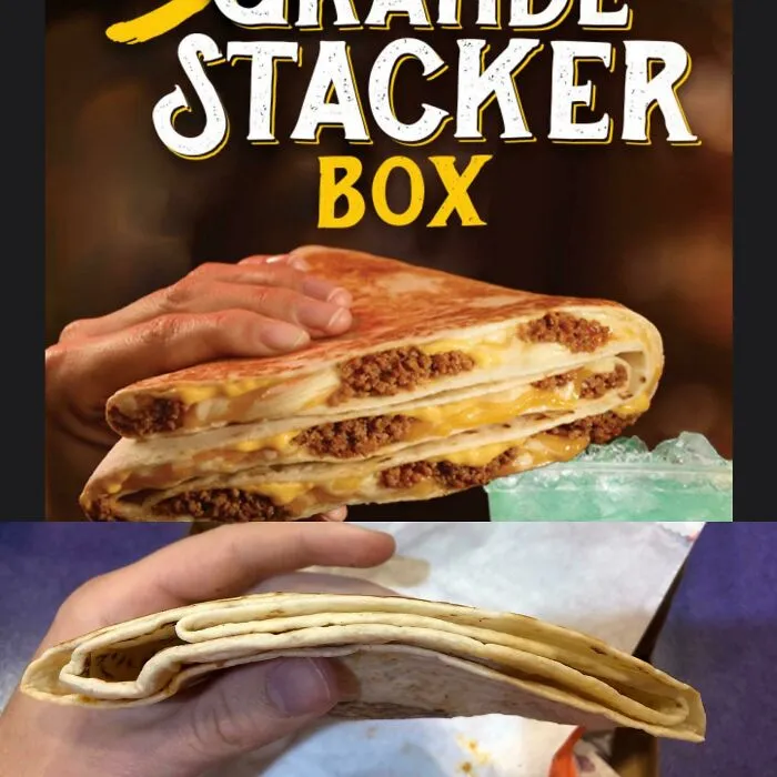 Anuncio de Taco Bell vs Realidad