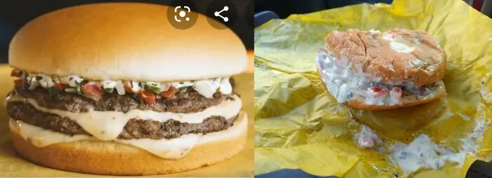 Hamburguesa de pico de gallo en Whataburger