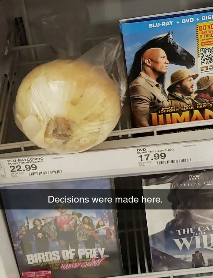 When Customers Leave Stuff From Other Aisles In Places They Shouldn't Be