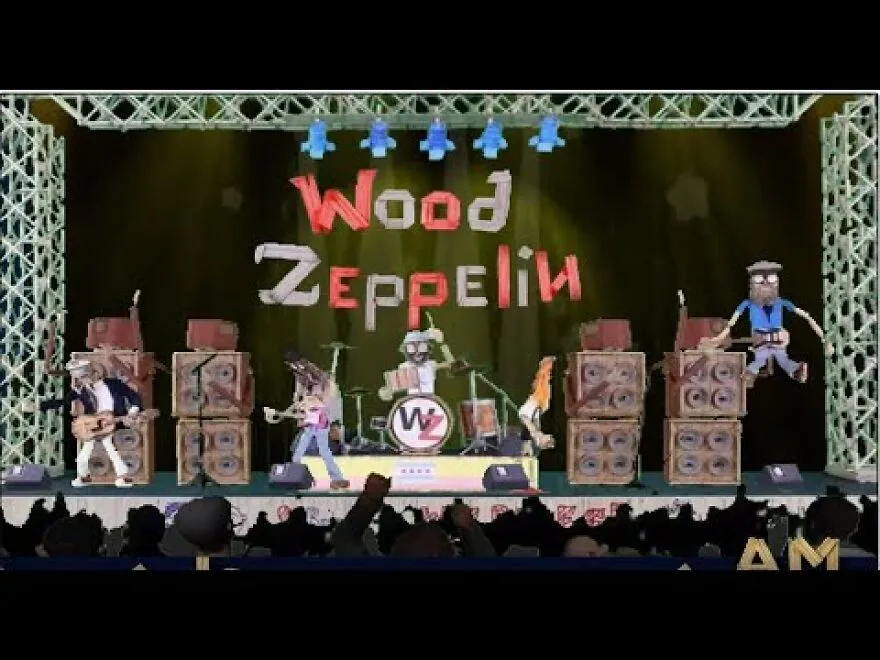 Wood Zeppelin - Toothpick Rock & Roll Band Animation Series