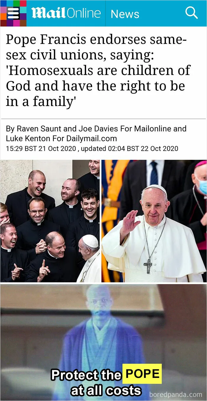 37 Of The Best Reactions To Pope Francis Endorsing Civil Unions For Same-Sex Couples