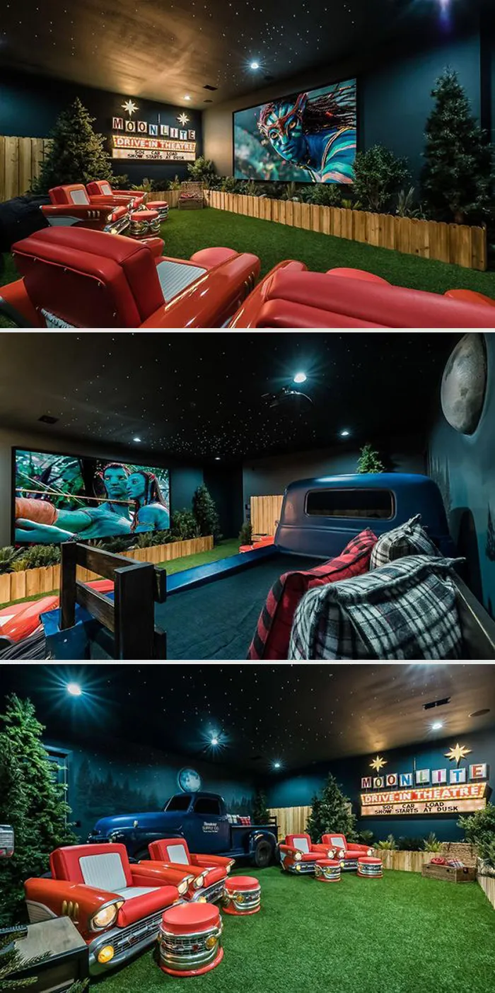 30 Times People Invested And Built Themselves A Totally Cool Home Movie Theater