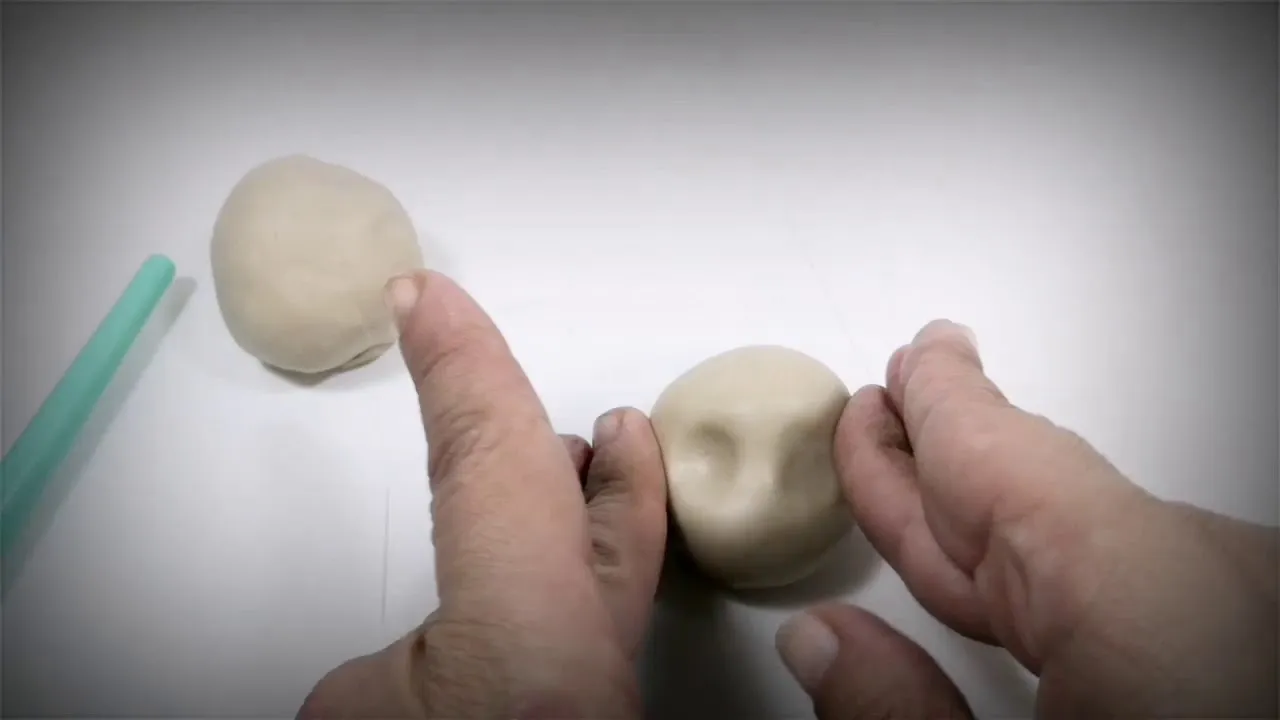 Making An Edible Voodoo Doll With Sugar Paste. Happy Halloween!!