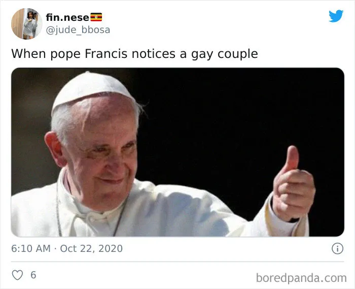 37 Of The Best Reactions To Pope Francis Endorsing Civil Unions For Same-Sex Couples