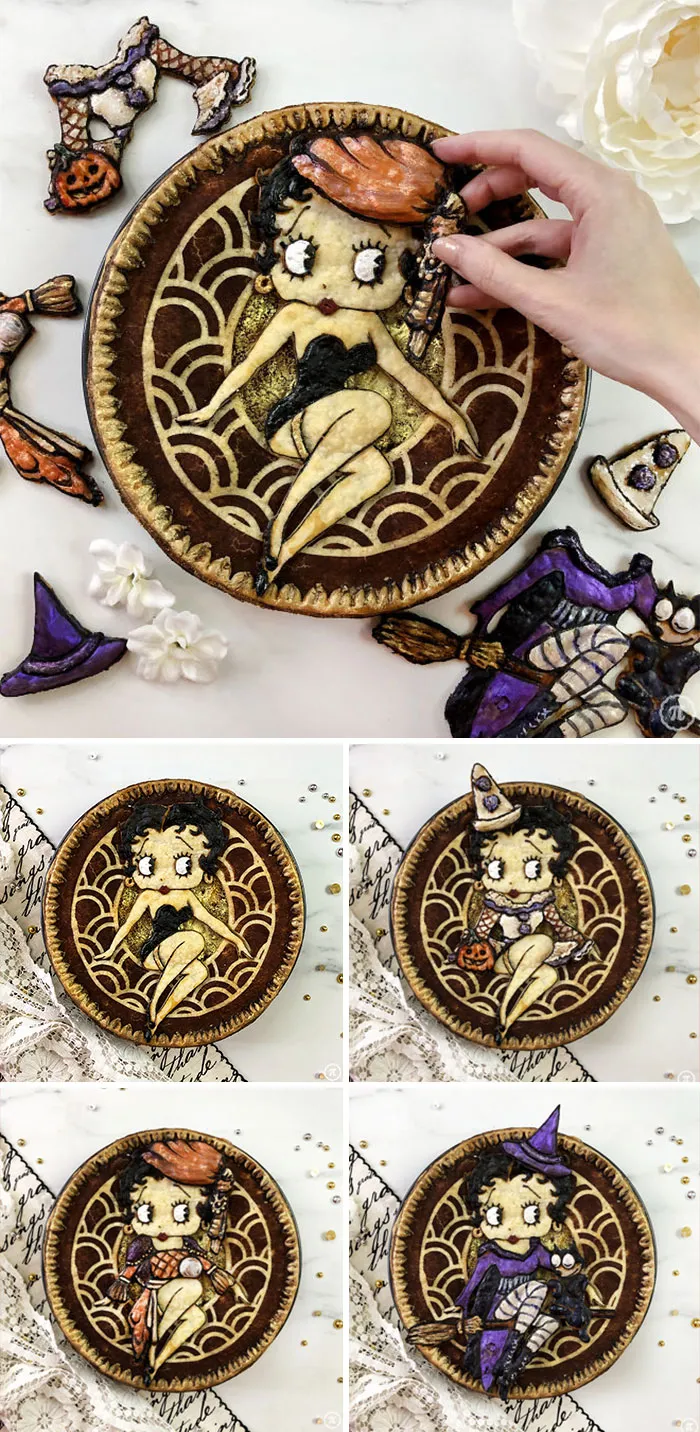Baker Comes Up With The Spookiest Halloween Pies, And Here Are 29 Of Her Best Ones (New Pics)