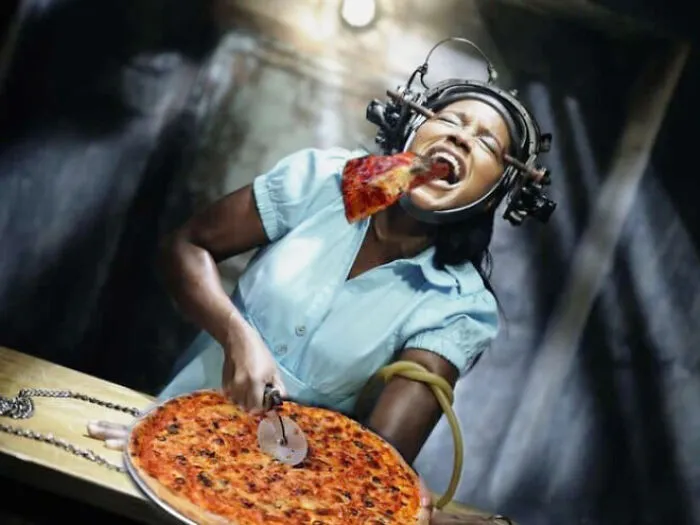 People Photoshop Hot Pizzas Into Horror Movie Scream Scenes And It Somehow Makes Sense (24 Pics)