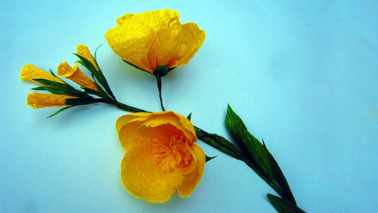 Easy And Beautiful Paper Flower Making
