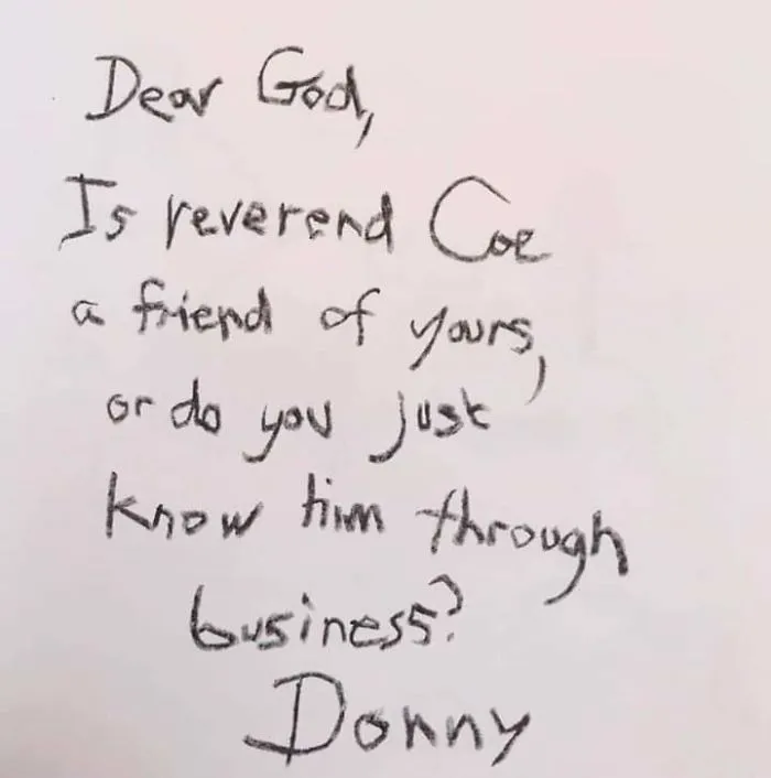 Teacher Has Her 3rd Grade Students Asking Questions To God And Their Letters Are Beautifully Innocent