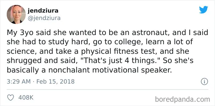 3-Year-Old Motivational Speaker