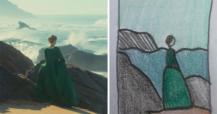 Girl On Twitter Is Drawing Various Movie Scenes Other Users Shared Under Her Post, And It's Cracking People Up (31 Pics)
