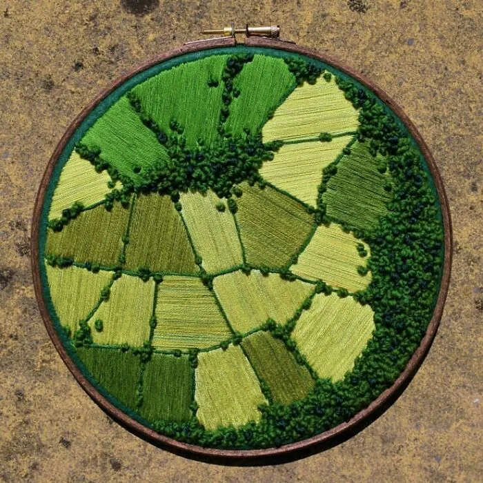 35 Of The Most Beautiful Pieces Of Aerial Embroidery Showing Off British Nature