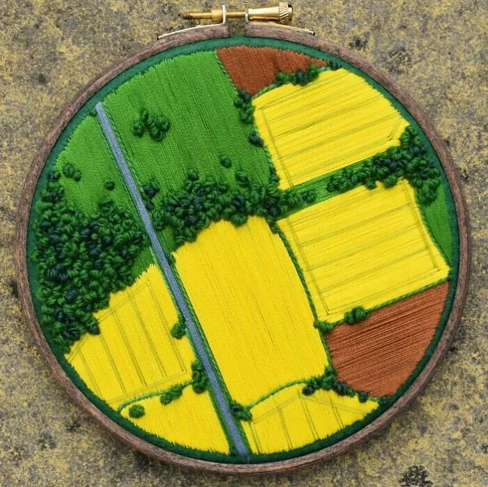 35 Of The Most Beautiful Pieces Of Aerial Embroidery Showing Off British Nature
