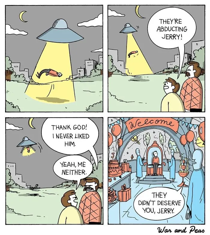45 Humorous Comics With Unexpected Plot Twists By War And Peas (New Comics)