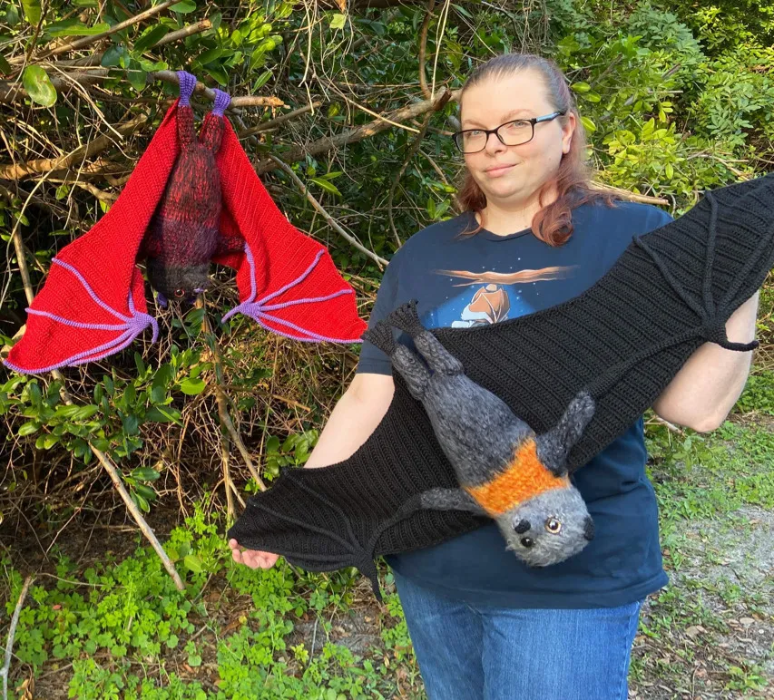 I Made An Adorable Large Crocheted Bat, Meet Flynn!