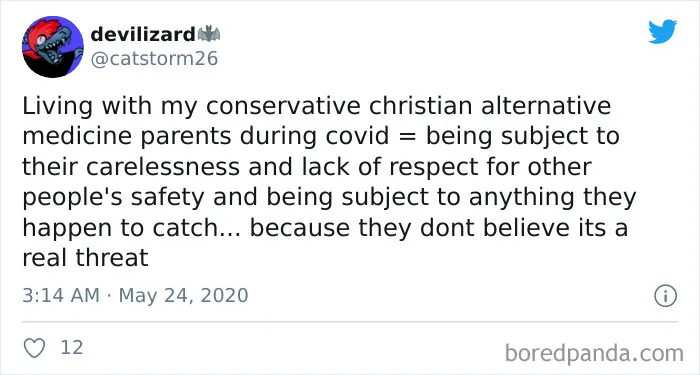 34 Tweets By Kids Who Don't Know How To Deal With Covidiot Parents