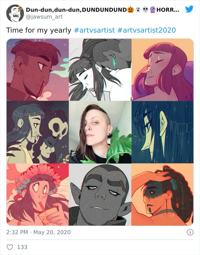 45 Of The Best Responses To The "Art Vs. Artist" Challenge