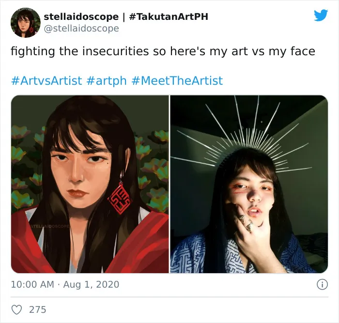 45 Of The Best Responses To The "Art Vs. Artist" Challenge