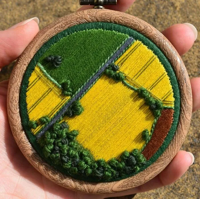 35 Of The Most Beautiful Pieces Of Aerial Embroidery Showing Off British Nature