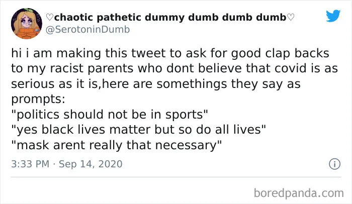 34 Tweets By Kids Who Don't Know How To Deal With Covidiot Parents