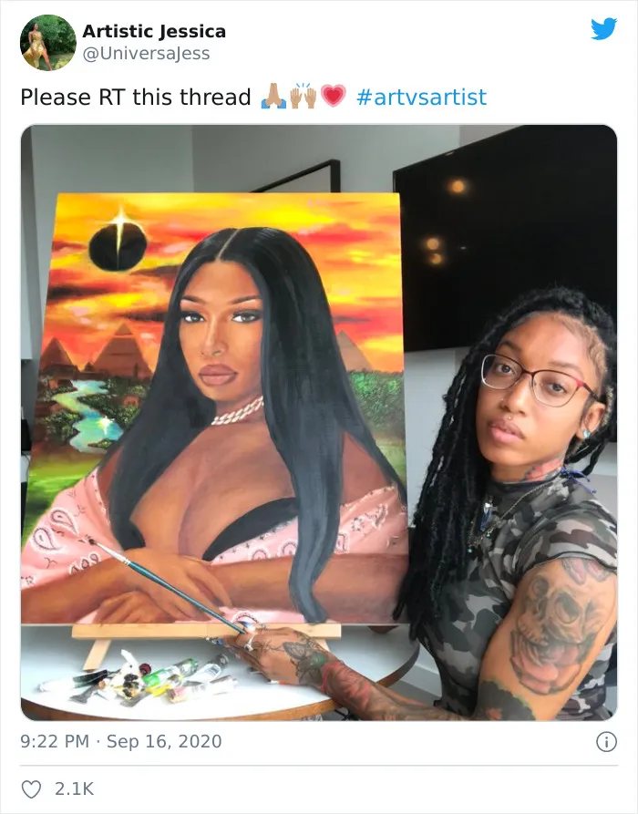 45 Of The Best Responses To The "Art Vs. Artist" Challenge