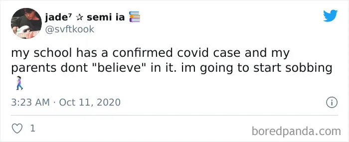 34 Tweets By Kids Who Don't Know How To Deal With Covidiot Parents