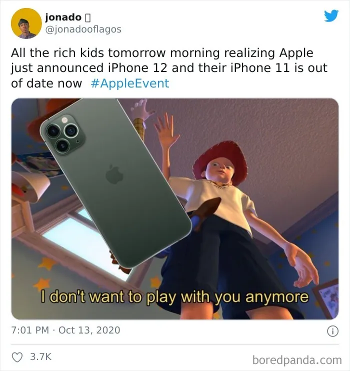 People Are Making Fun Of The New iPhone 12 In 30 Hilarious Memes