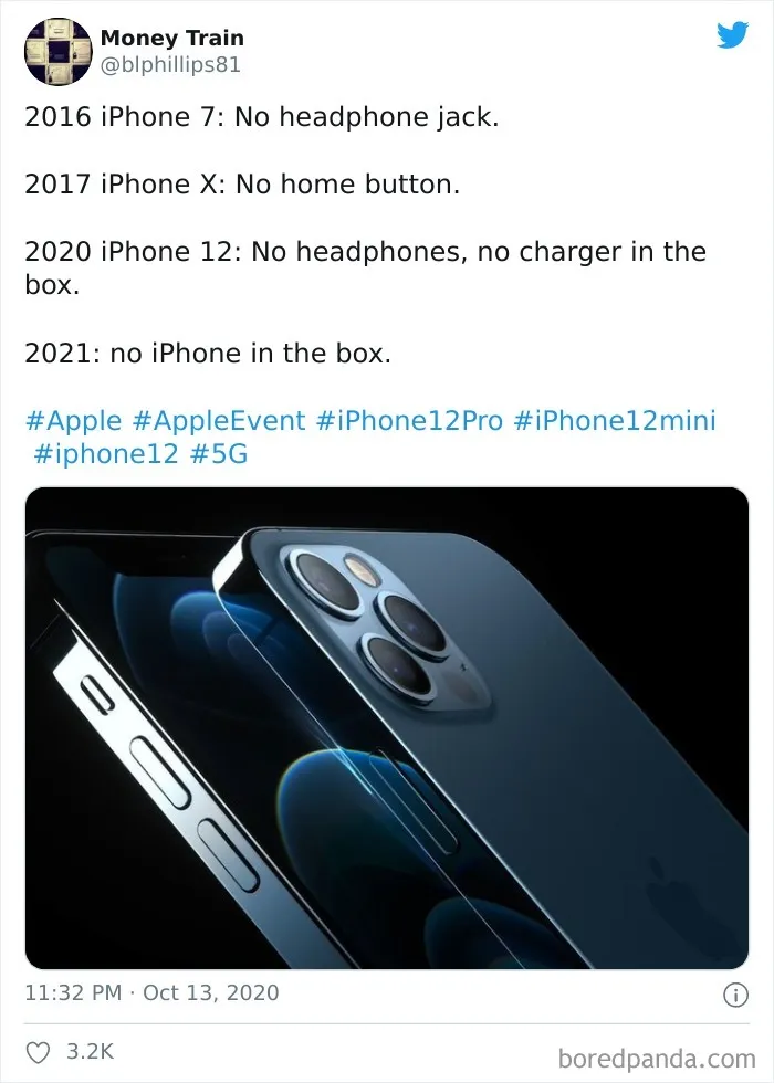 People Are Making Fun Of The New iPhone 12 In 30 Hilarious Memes