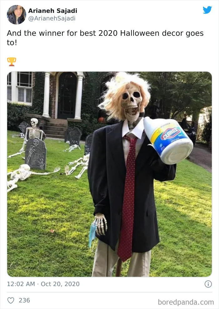 El ganador de la mejor decoración de Halloween 2020